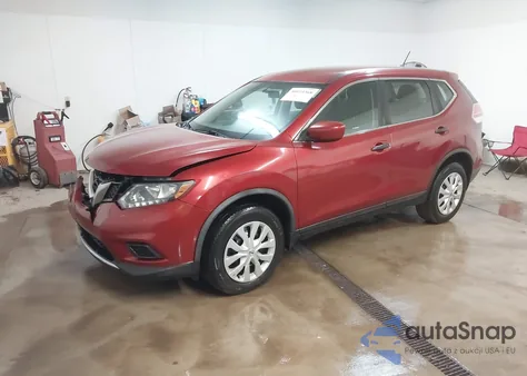 2016 Nissan Rogue S из США, поврежденный, VIN KNMAT2MV8GP647339